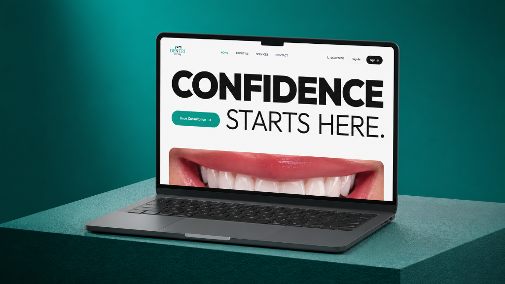 Dentri Cliniq Showcase Mockup